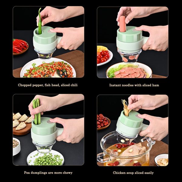 Electric Handheld Hammer Vegetable Cutter