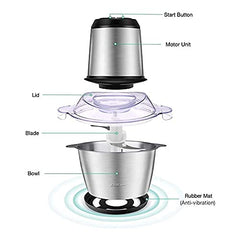 Electric Meat Grinder, 3l Multi Function Stainless
