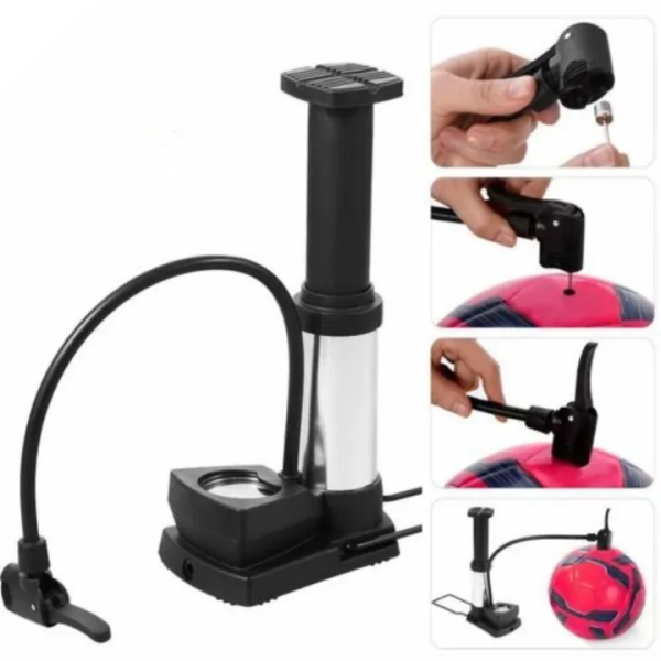 Heavy Duty Foot Pump For Bike