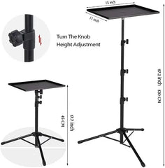 Portable Projector And Laptop Stand Table