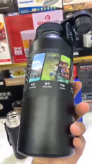 1000ml Matte Black Stainless Steel Vacuum Insulated Water Bottle With Carrying Strap Durable And Stylish